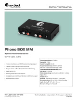 Pro-Ject Phono Box MM Produktinfo