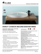 Pro-Ject Debut Carbon RecordMaster HiRes Produktinfo
