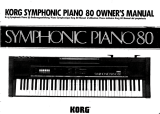 Korg SYMPHONIC PIANO 80 Bedienungsanleitung