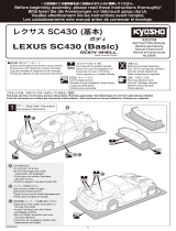 Kyosho No.39298 LEXUS SC430 Body Set Benutzerhandbuch