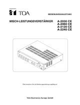 TOA A-2060 CE Benutzerhandbuch
