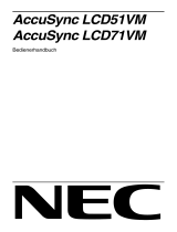 NEC AccuSync® LCD51VM Bedienungsanleitung