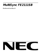 NEC MultiSync® FE2111SB Bedienungsanleitung