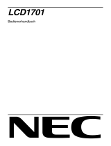 NEC NEC LCD1701 Bedienungsanleitung