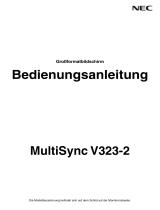 NEC MultiSync V323-2 Bedienungsanleitung