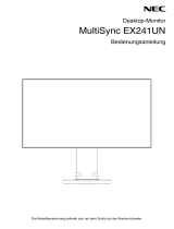 Nex MultiSync EX241UN Bedienungsanleitung