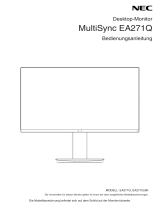 NEC MultiSync EA271Q Bedienungsanleitung