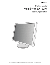 NEC MultiSync EA193Mi Bedienungsanleitung