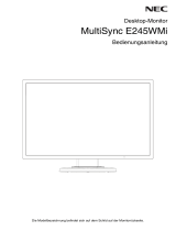 NEC MultiSync E245WMi Bedienungsanleitung