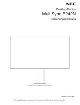 NEC MultiSync E242N Bedienungsanleitung