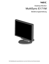 NEC MultiSync E171M Bedienungsanleitung