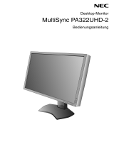 NEC MultiSync PA322UHD-2 Bedienungsanleitung