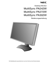 NEC MultiSync PA302W Bedienungsanleitung