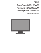 NEC AccuSync® LCD193WM Bedienungsanleitung