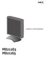 NEC MD211G5 Bedienungsanleitung
