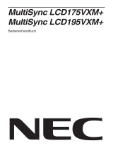 NEC MultiSync® LCD195VXM  Bedienungsanleitung