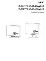NEC MultiSync® LCD205WXM Bedienungsanleitung