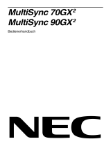 NEC MultiSync® 70GX² Bedienungsanleitung