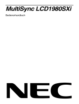 NEC MultiSync® LCD1980SXi Bedienungsanleitung