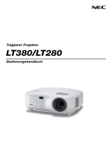 NEC LT380 Projektor Bedienungsanleitung