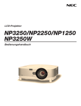 NEC NP3250W Bedienungsanleitung