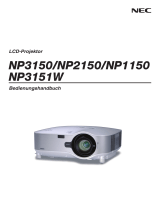NEC NP3150 Bedienungsanleitung