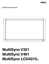 NEC MultiSync® V321 Bedienungsanleitung
