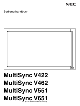 NEC MultiSync V462 Bedienungsanleitung