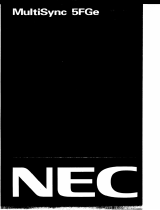 NEC MultiSync® 5FGE Bedienungsanleitung