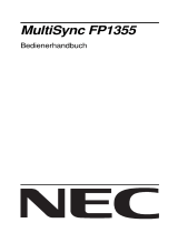 NEC MultiSync® FP1355 Bedienungsanleitung