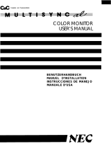 NEC MultiSync® XL Bedienungsanleitung