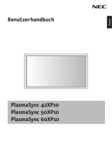 NEC PlasmaSync® 42XP10 Bedienungsanleitung