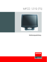 Barco MFCD-1219 TS Benutzerhandbuch
