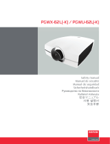 Barco PGWU-62L Benutzerhandbuch