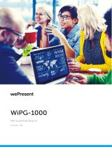 WePresent WIPG-1000 Benutzerhandbuch