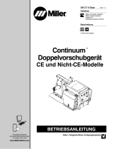 Miller CONTINUUM DUAL WIRE FEEDER CE AND NON CE Bedienungsanleitung