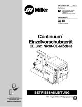 Miller CONTINUUM SINGLE WIRE FEEDER CE Bedienungsanleitung