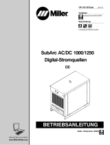 Miller SUBARC AC/DC 1000/1250 DIGITAL POWER SOURCES Bedienungsanleitung