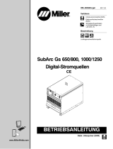 Miller SUBARC DC 650/800, 1000/1250 DIGITAL POWER SOURCES Bedienungsanleitung