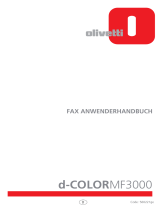 Olivetti d-Color MF3000 Bedienungsanleitung