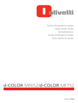 Olivetti d-Color MF652 - MF752 Bedienungsanleitung