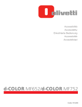 Olivetti d-Color MF652 - MF752 Bedienungsanleitung