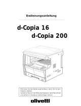 Olivetti d-Copia 200 Bedienungsanleitung