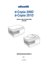 Olivetti d-Copia 200D - d-Copia 201D Bedienungsanleitung
