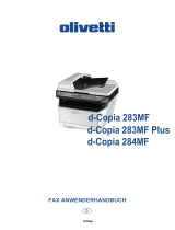 Olivetti d-Copia 283MF-283MFplus-284MF Bedienungsanleitung