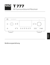 NAD T 777 V3 Benutzerhandbuch