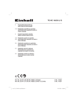 EINHELL TC-VC 18/20 Li S Kit (1x3,0Ah) Benutzerhandbuch