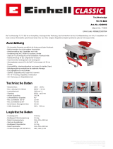EINHELL TC-TS 820 Product Sheet
