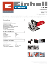 EINHELL TC-BJ 900 Product Sheet
