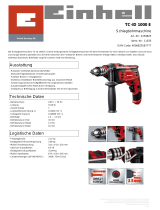 EINHELL TC-ID 1000 E Product Sheet